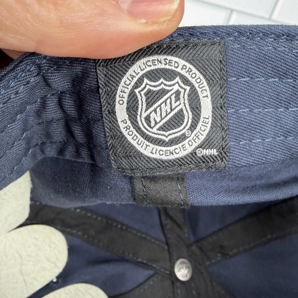 Nashville Predators Hat Cap Strap Back Mens One Size Navy NHL Hockey 47 Clean Up